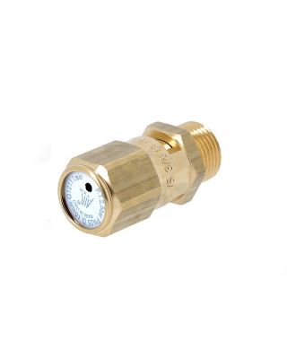 Certified Safety Valve 3/8" Thread 2.5 Bar 