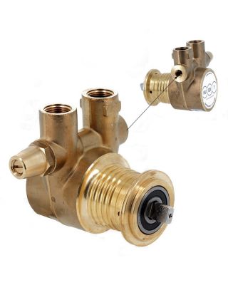 Water Pump With Pressure Gauge Port Rancilio Compatible