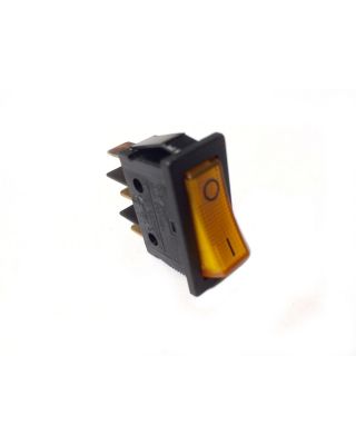 Yellow Single Pole Switch