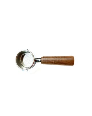 Bottomless Pavoni Europiccola Portafilter Pre Millenium-49 W/Walnut Handle