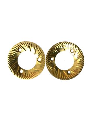 Eureka/Simonelli 'Mythos' Titanium Burr Set Ø 74x37.5x9mm Right Rotation