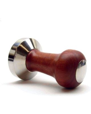 57mm Wood and Stainless Tamper